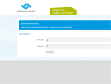 Tablet Screenshot of intranet.stadtwerke-muenster.de
